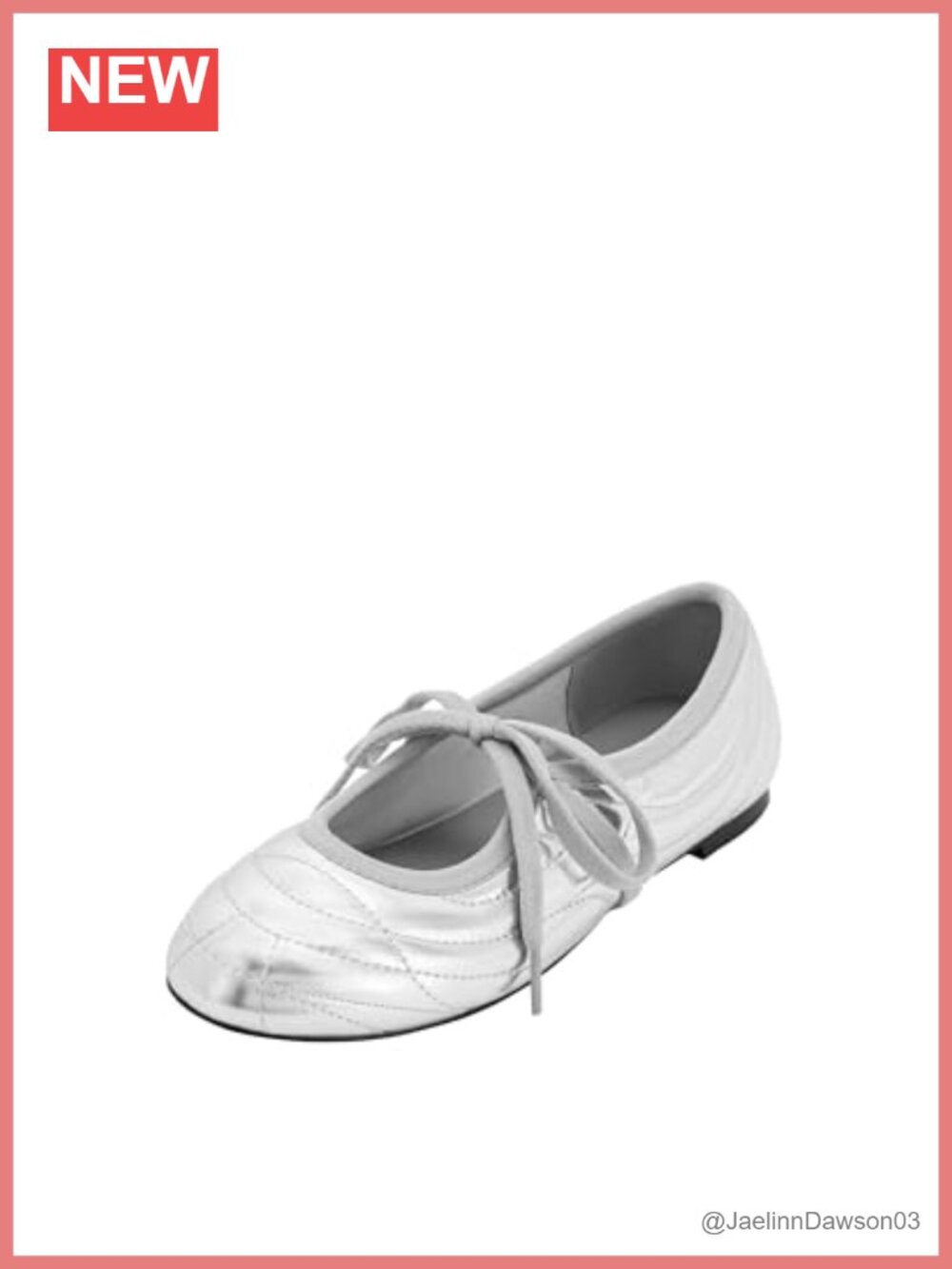Faux Fur Lace-Up Ballet Flats Rubber Sole Low Heel